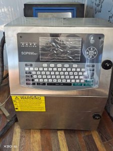 二手国产喷码机内附视频打印效果不错